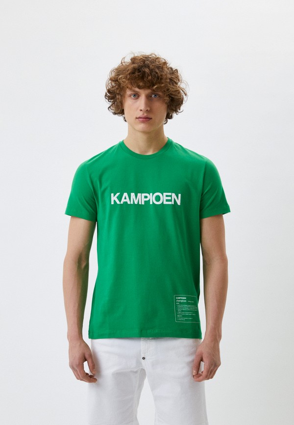 мужская футболка dirk bikkembergs, зеленая