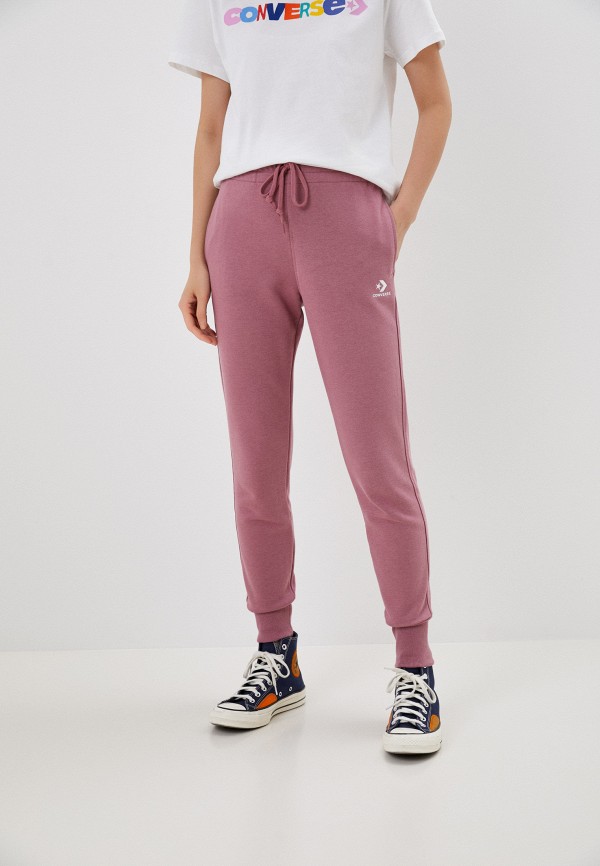 женские спортивные брюки converse, розовые