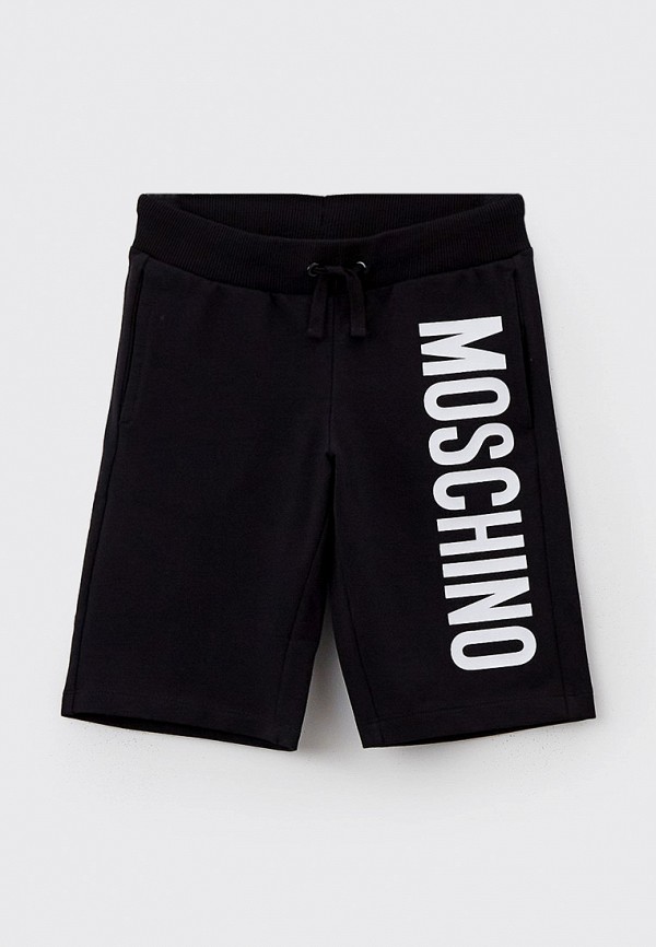 спортивные шорты moschino kid для мальчика, черные