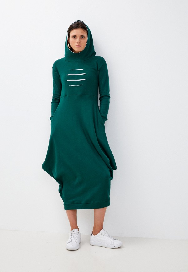 женское платье toku tino, зеленое