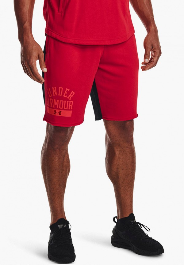 мужские спортивные шорты under armour, красные