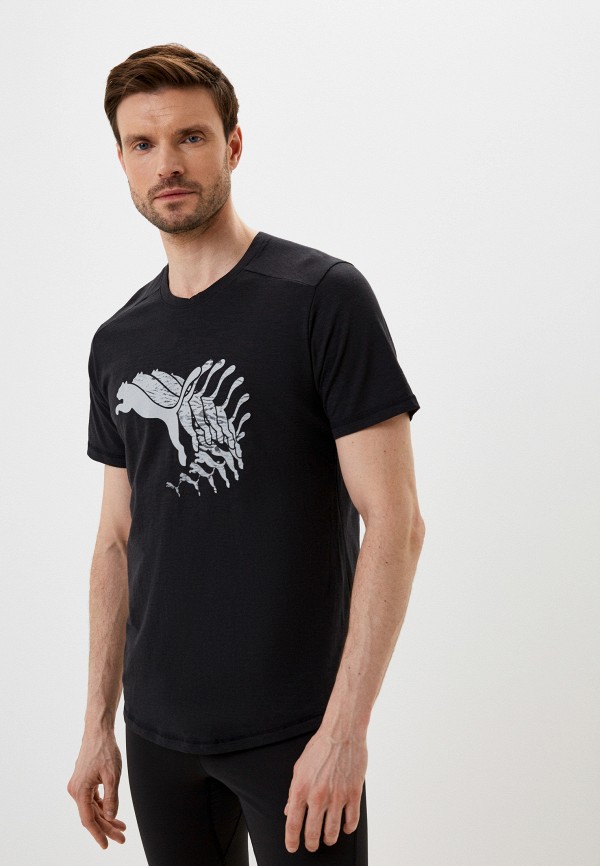 мужская футболка puma, черная