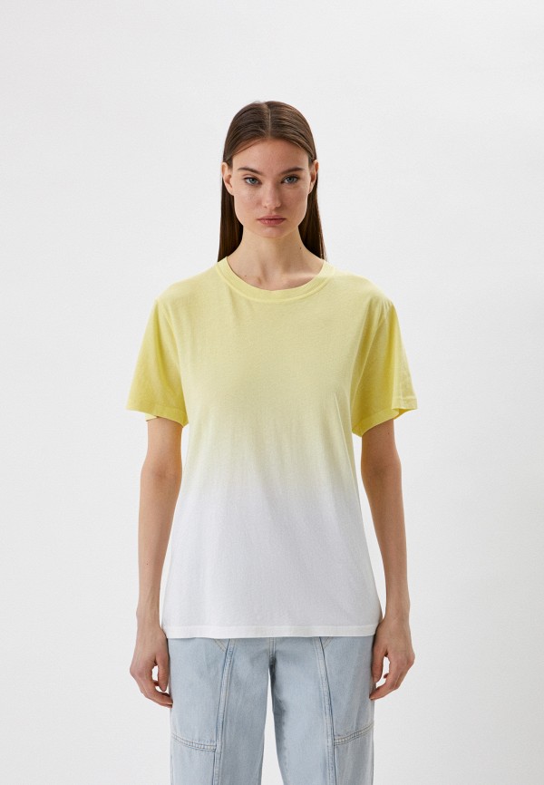 женская футболка iro, желтая
