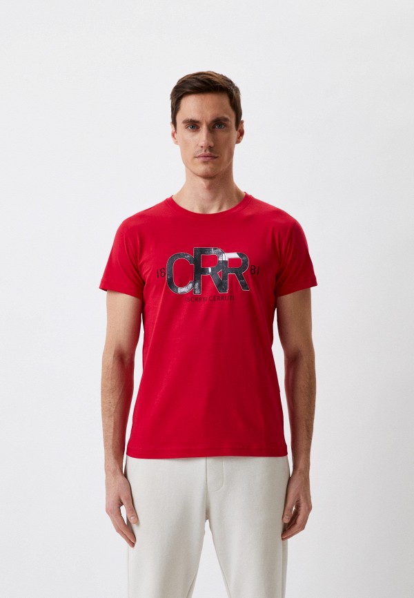 мужская футболка cerruti 1881, красная