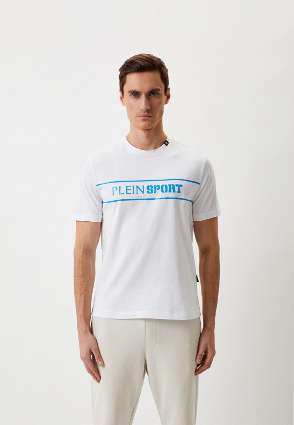 мужская футболка plein sport, белая