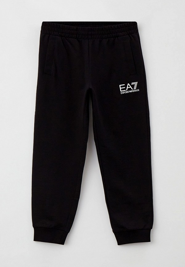 спортивные брюки ea7 для мальчика, черные