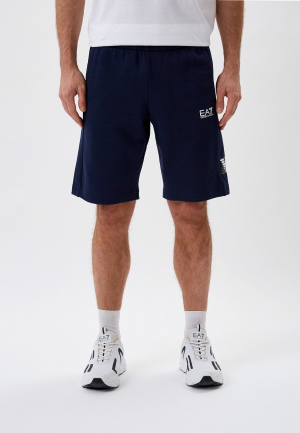 мужские спортивные шорты ea7, синие
