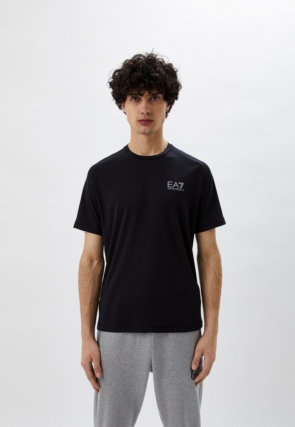 мужская спортивные футболка ea7, черная