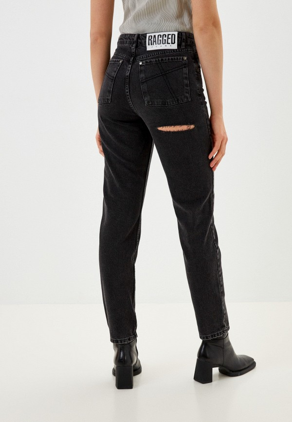женские джинсы ragged jeans, черные