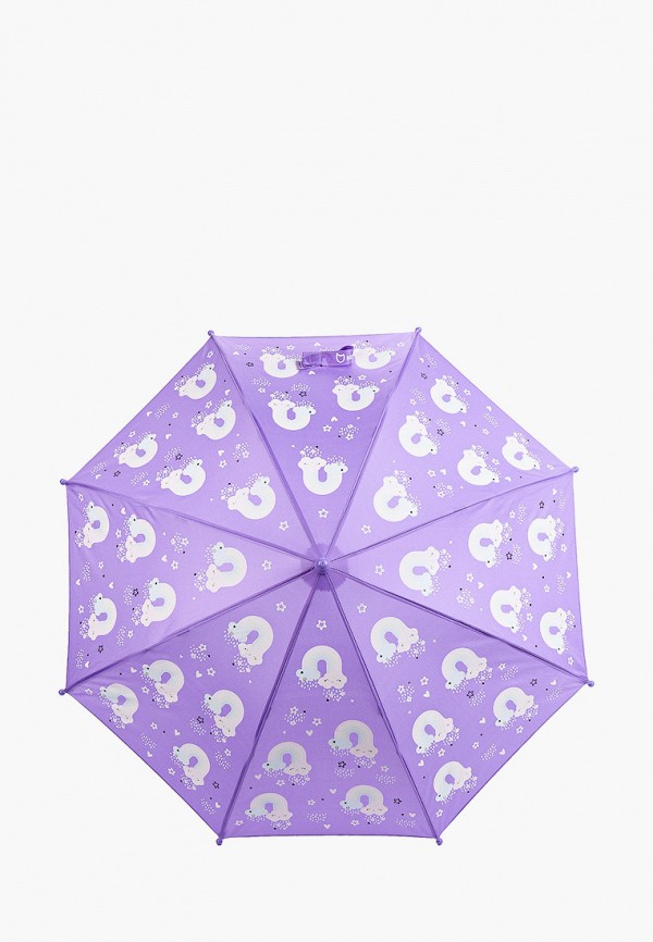зонт котофей для девочки, фиолетовый