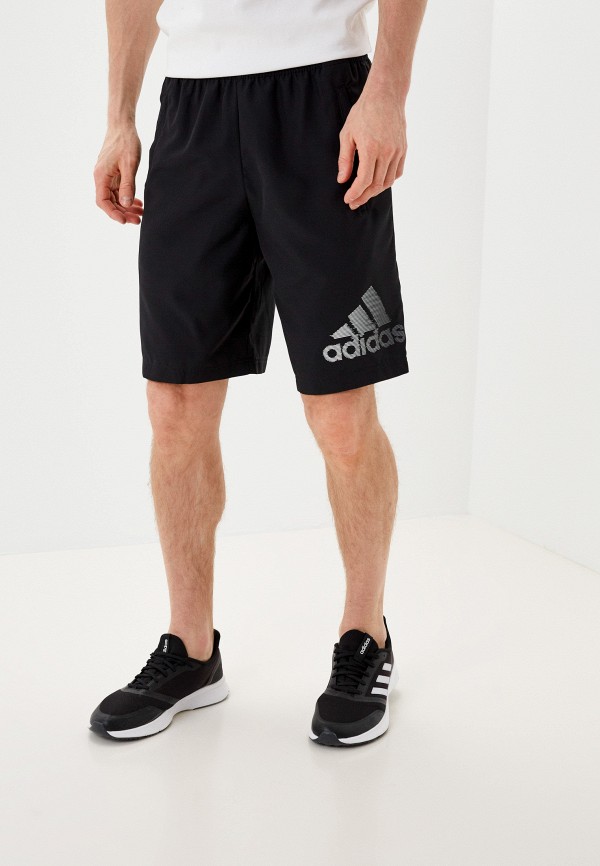 мужские спортивные шорты adidas, черные