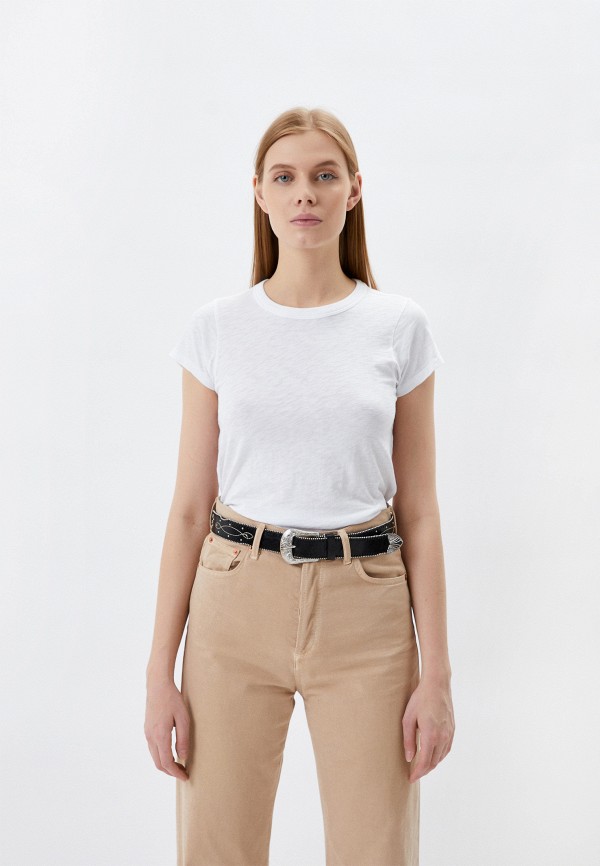 женская футболка rag & bone, белая