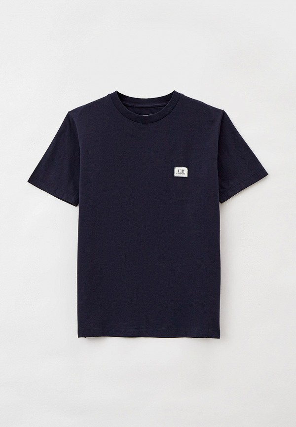 футболка с коротким рукавом c.p. company для мальчика, синяя
