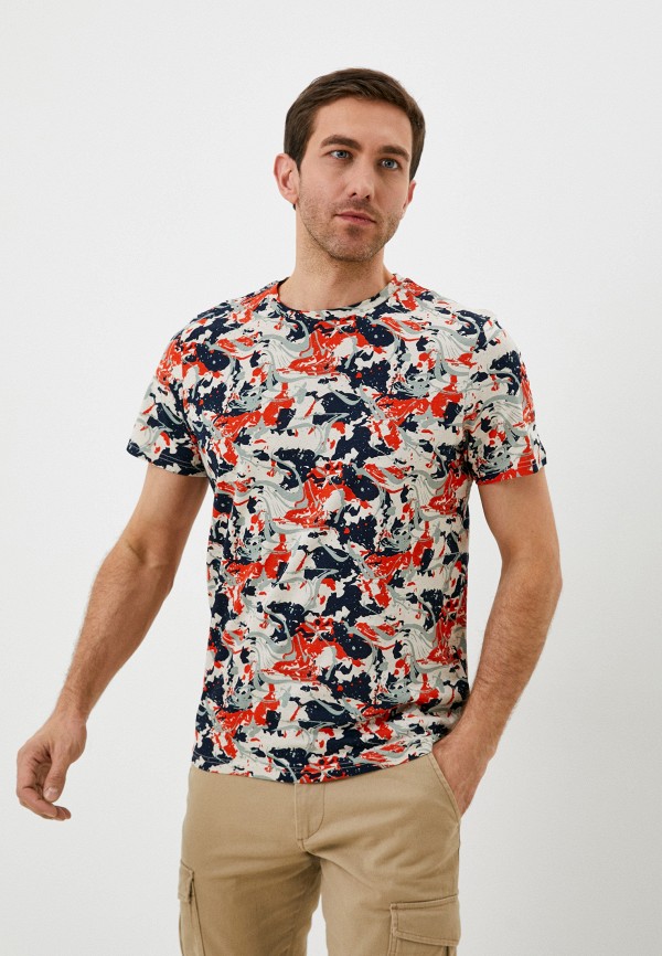 мужская футболка с коротким рукавом jack & jones, разноцветная