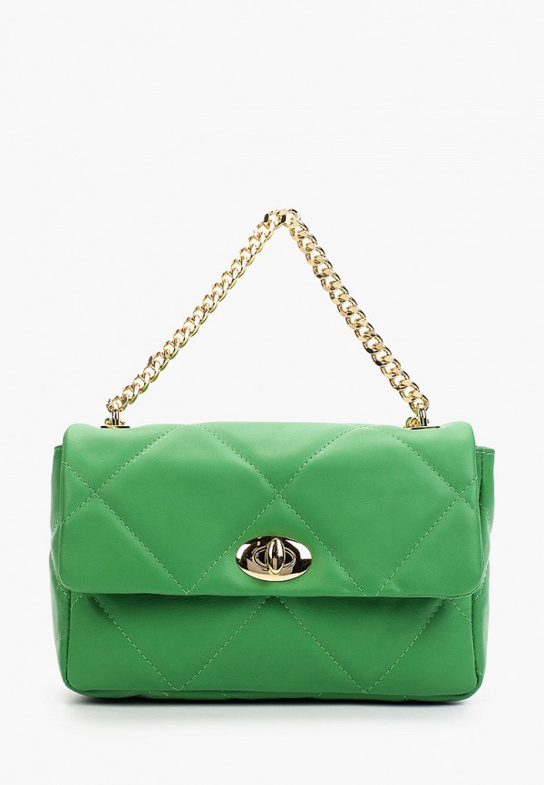 женская сумка bosccolo, зеленая