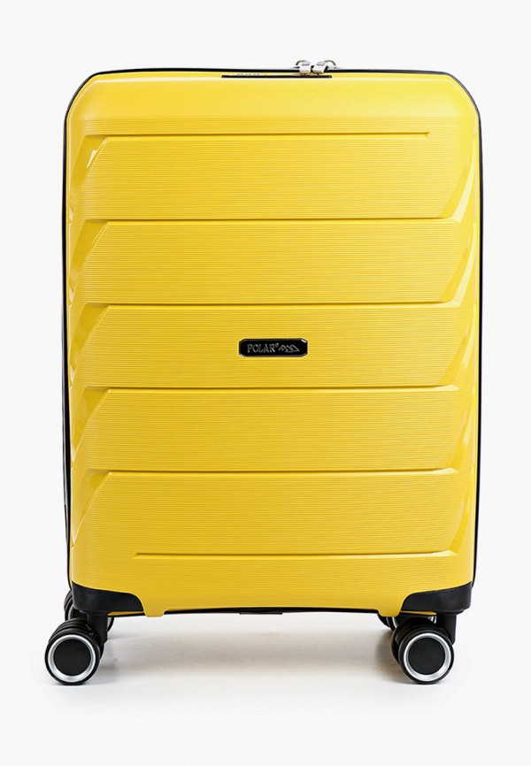 женский чемодан polar, желтый