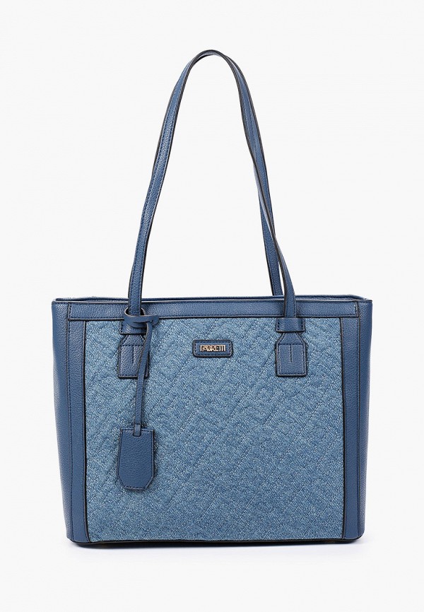 женская сумка fabretti, синяя