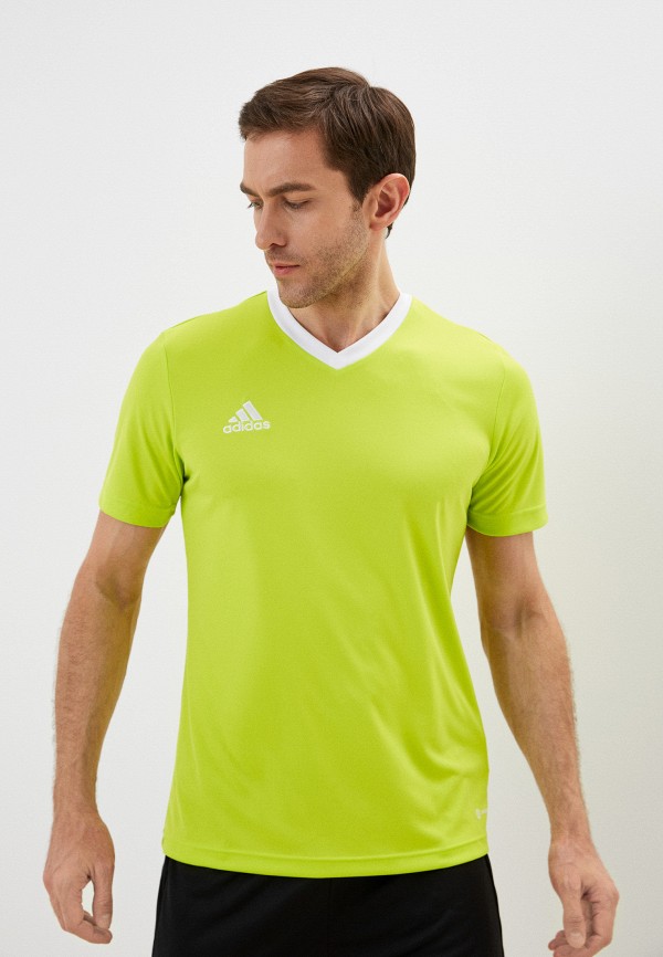 мужская спортивные футболка adidas, зеленая