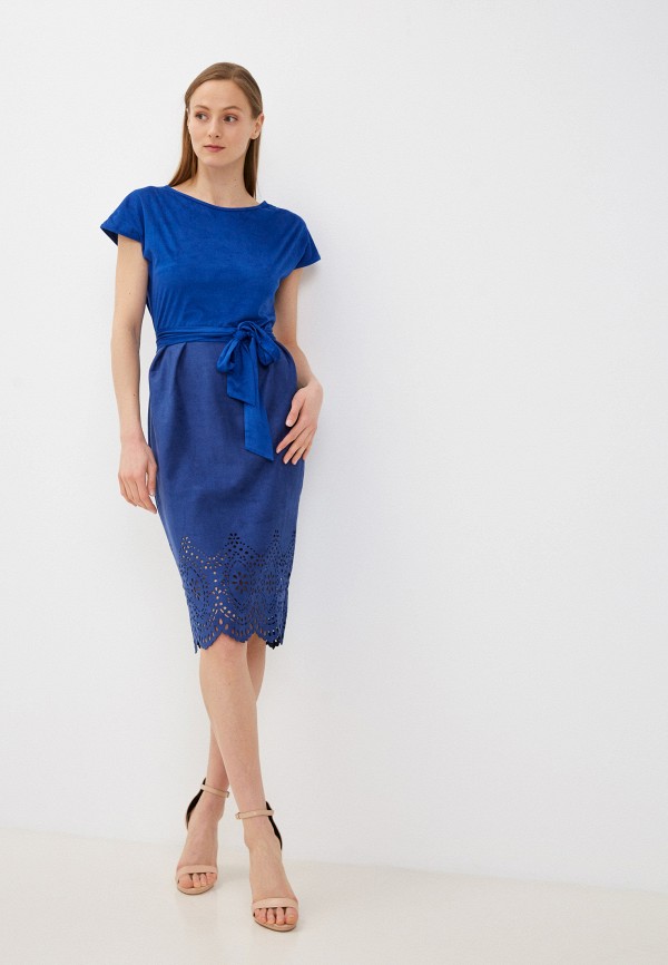 женское повседневные платье toku tino, синее