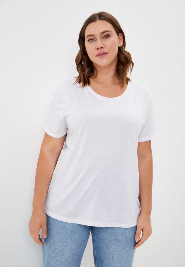 женская футболка marks & spencer, белая
