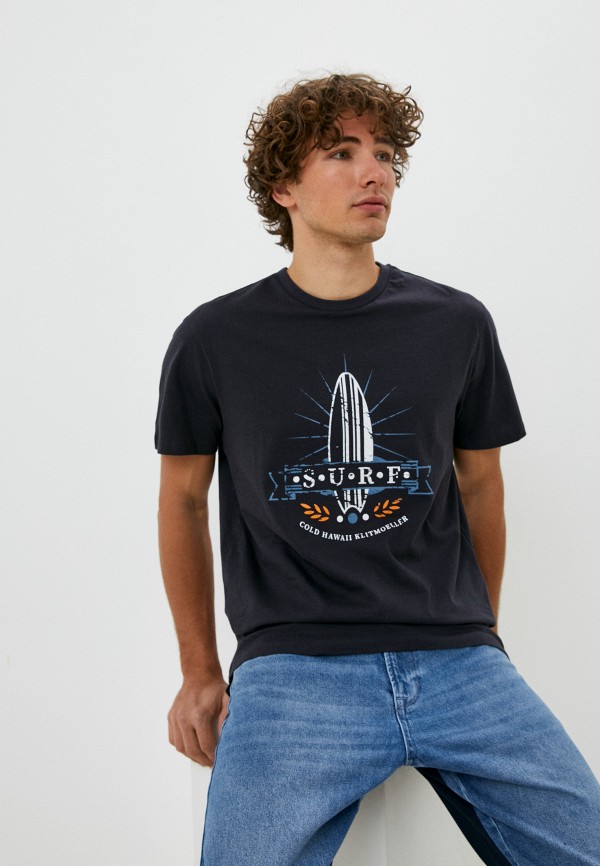 мужская футболка с коротким рукавом only & sons, синяя