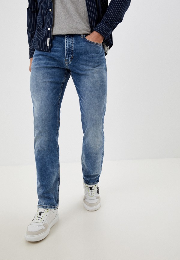 мужские прямые джинсы marc o’polo, синие