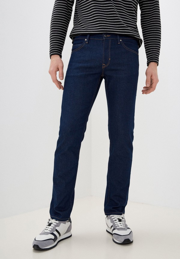 мужские зауженные джинсы marc o’polo, синие
