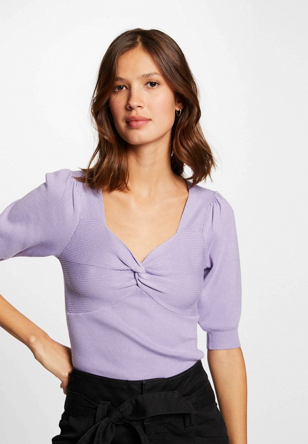 женский пуловер morgan, фиолетовый