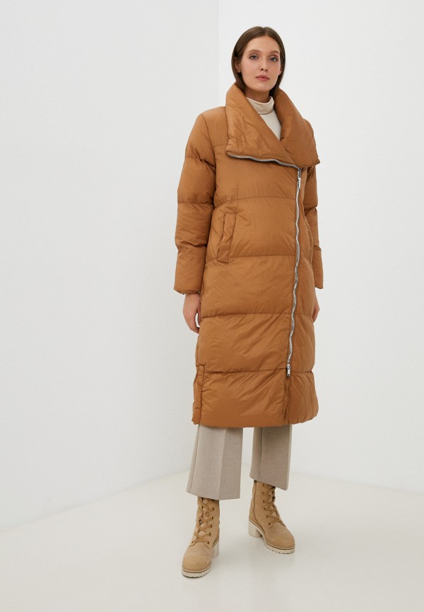 женская куртка nines collection, коричневая