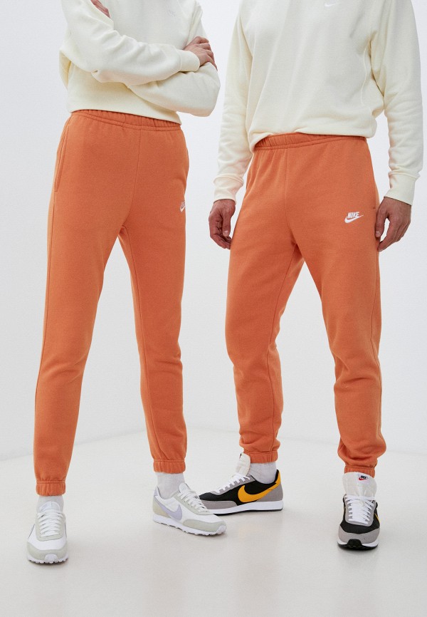 женские спортивные брюки nike, оранжевые