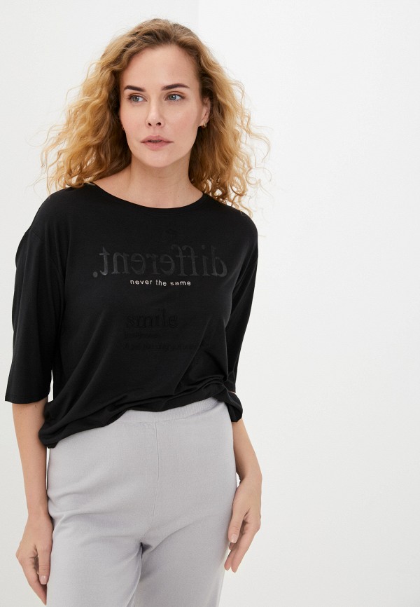 женская футболка betty & co, черная