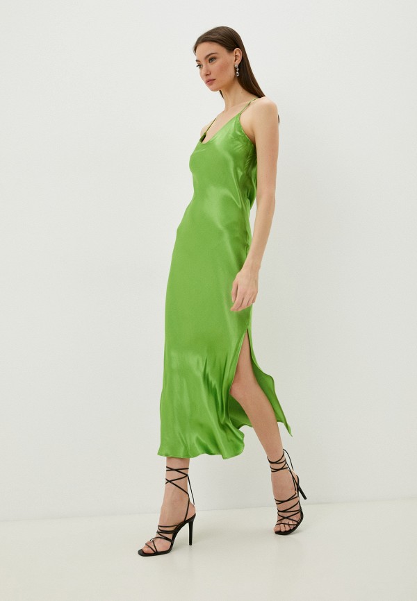 женское платье topshop, зеленое