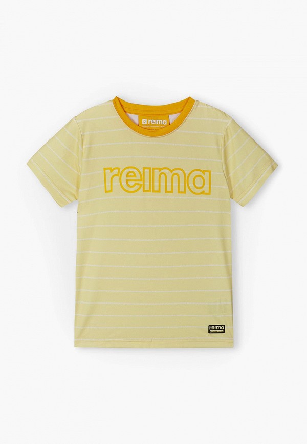 футболка с коротким рукавом reima малыши, желтая