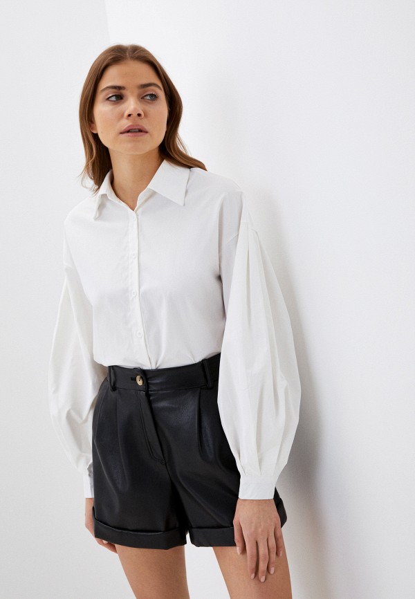 женская рубашка с длинным рукавом lakressi, белая