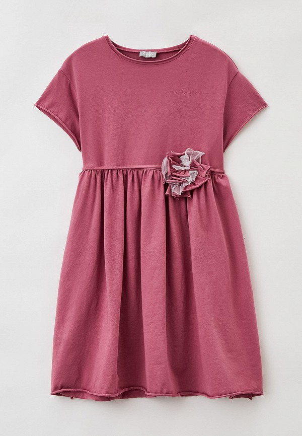 повседневные платье il gufo для девочки, розовое