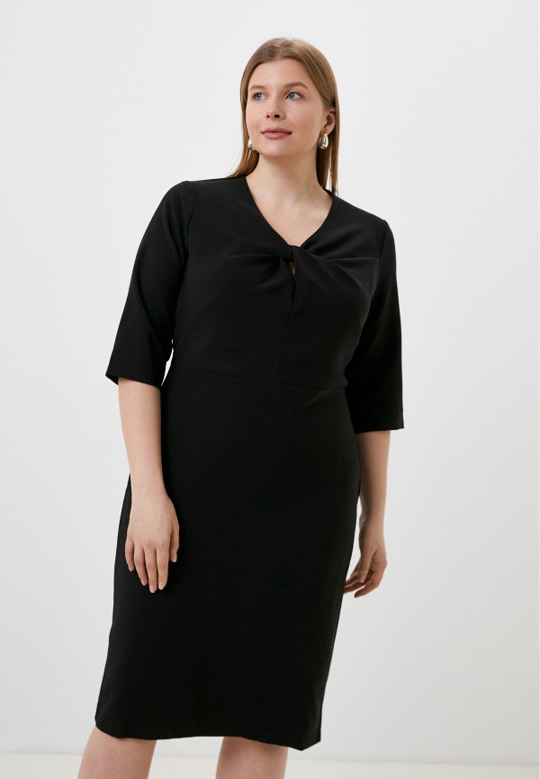 женское платье-футляр kitana by rinascimento, черное