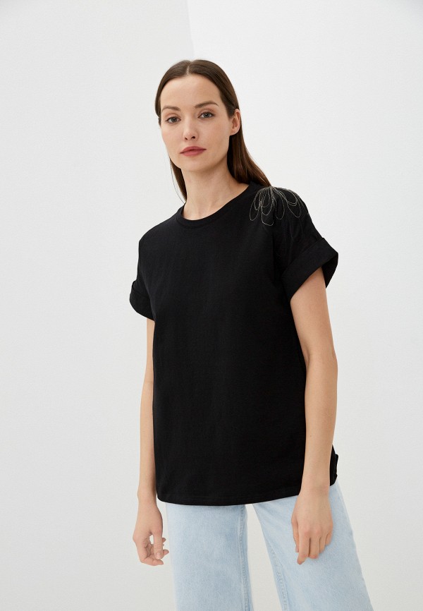женская футболка lakressi, черная