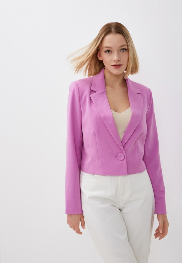 женский пиджак y.a.s, фиолетовый