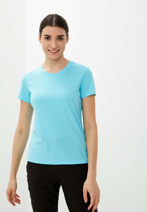 женская спортивные футболка icepeak, бирюзовая