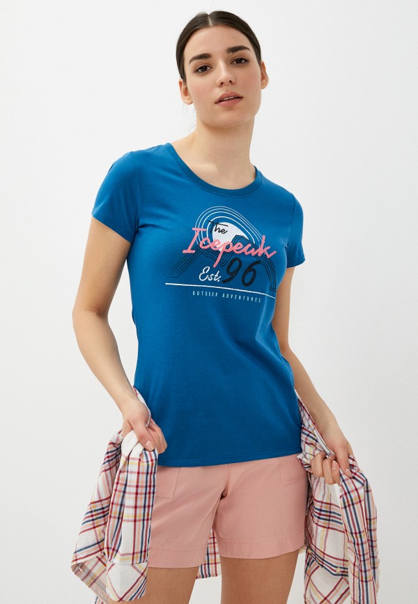 женская спортивные футболка icepeak, синяя
