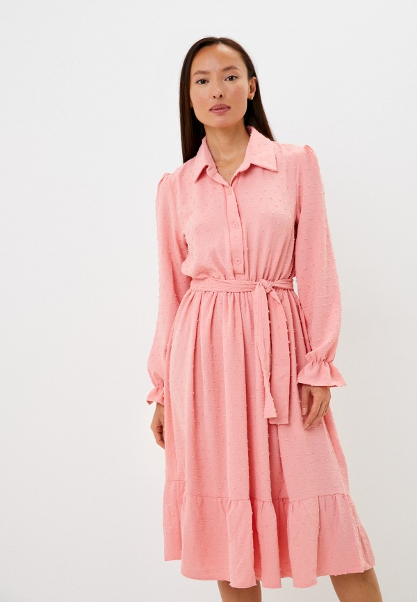 женское платье pink summer, розовое
