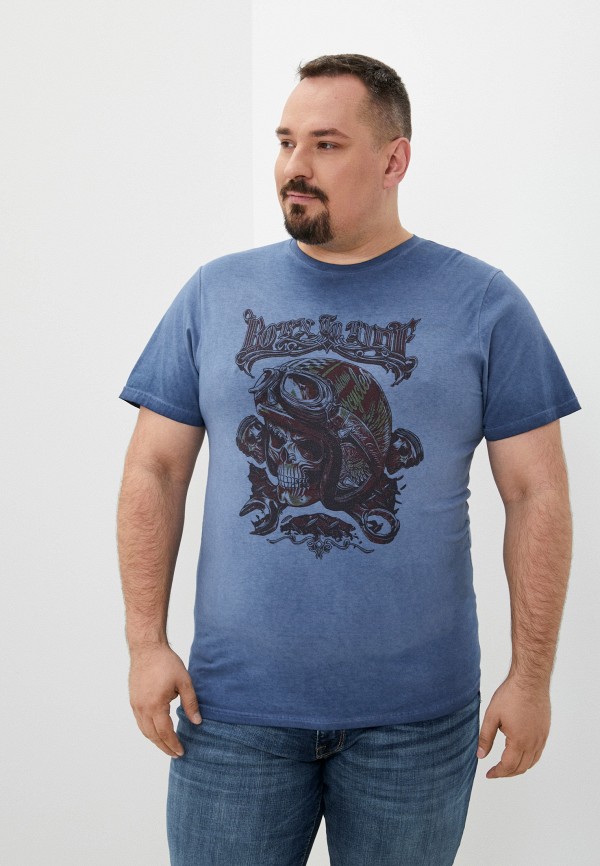мужская футболка maxfort, синяя