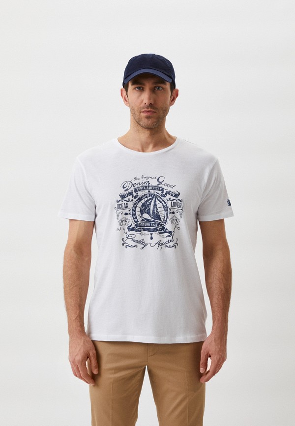 мужская футболка marina yachting, белая