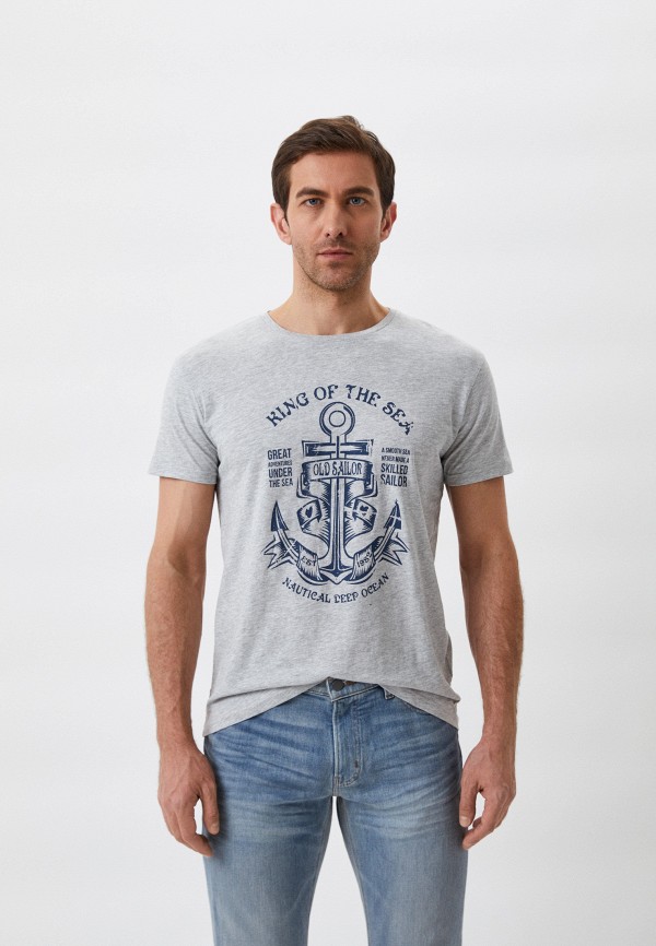 мужская футболка marina yachting, серая