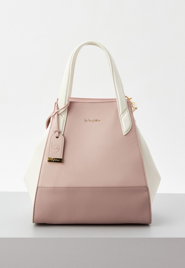 женская сумка byblos, розовая