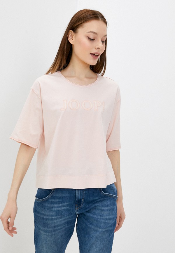 женская футболка joop!, розовая