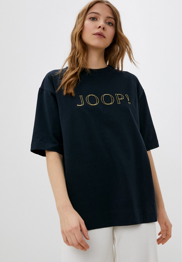 женская футболка joop!, синяя