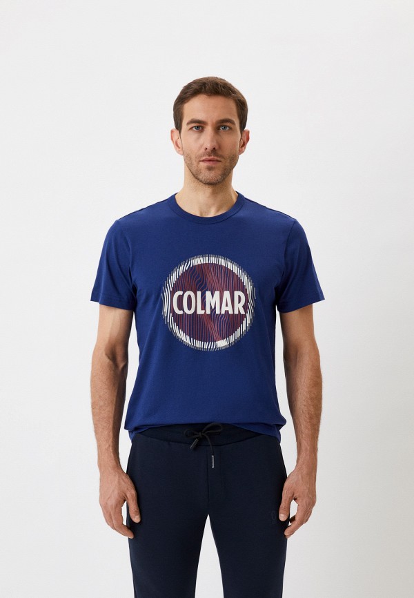 мужская футболка colmar, синяя