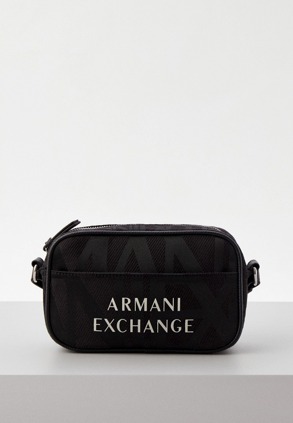 женская сумка armani exchange, черная