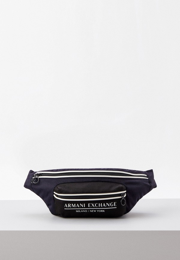 мужская сумка armani exchange, синяя